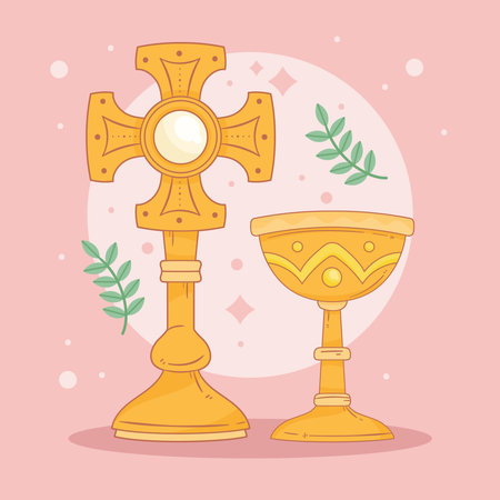 Vector trophy symbol flat award for successのイラスト素材