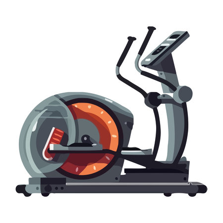gym sports stationary bikeのイラスト素材