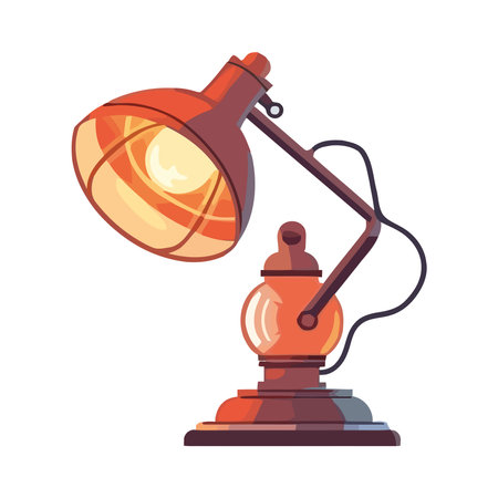 Vector illustration of a shiny metal lanternのイラスト素材