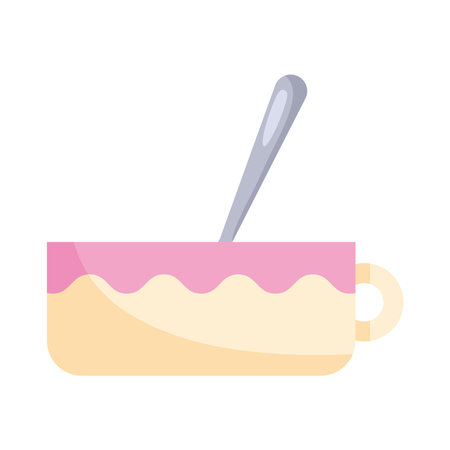 Chocolate mug designのイラスト素材