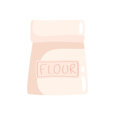 flour pack designのイラスト素材