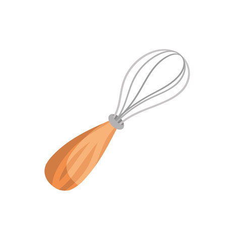 wire whisk for cookingのイラスト素材