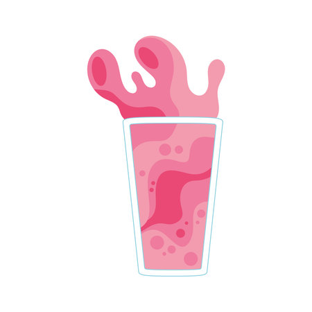 Refreshing cocktail illustrationのイラスト素材