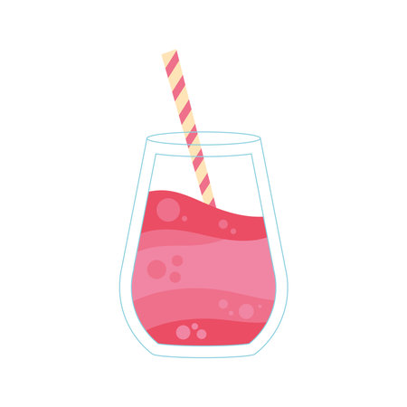 Fresh cocktail fruit drinkのイラスト素材