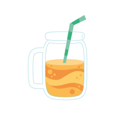 Fresh summer cocktailのイラスト素材