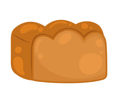 Fresh organic breadのイラスト素材