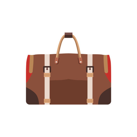 Leather suitcase designのイラスト素材