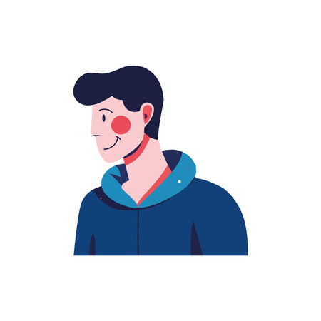 Smiling male businessmen, symbol of modern successのイラスト素材