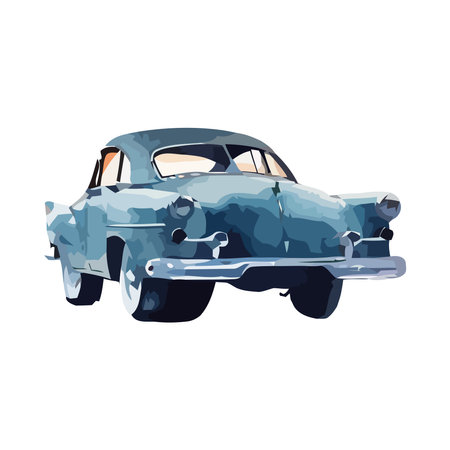 Vintage luxury sports car