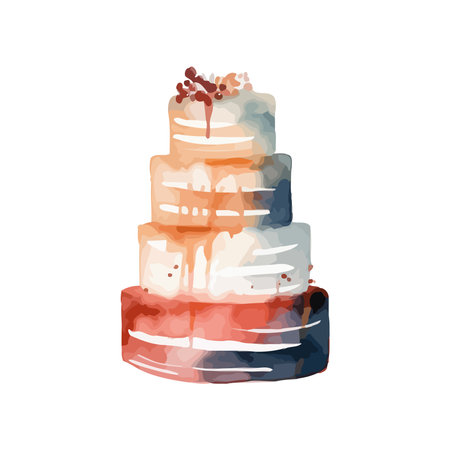 Celebration of love with gourmet cake