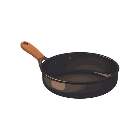 pan with ladleのイラスト素材