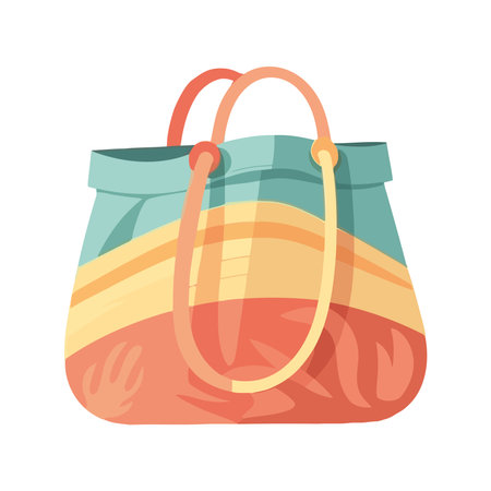 Yellow leather purseのイラスト素材