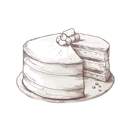 Homemade sweet pieのイラスト素材