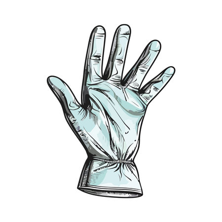 Glove illustration vectorのイラスト素材