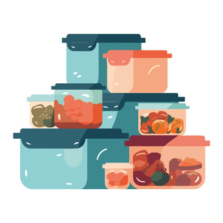 Fresh organic vegetables in a basketsのイラスト素材