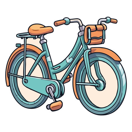 vintage bicycle illustrationのイラスト素材