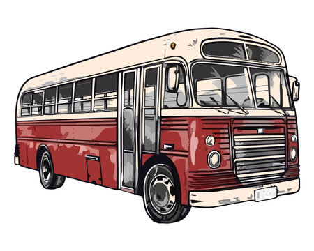 Tour bus designのイラスト素材