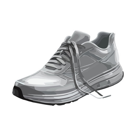Comfortable sports shoes for summer activitiesのイラスト素材