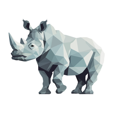 Abstract rhino designのイラスト素材