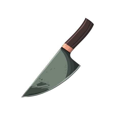 Sharp steel knifeのイラスト素材