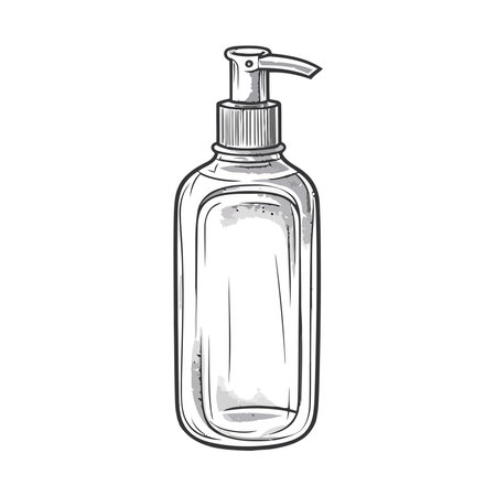 lotion bottle designのイラスト素材