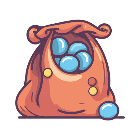 chocolate dessert sackのイラスト素材