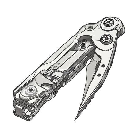 Metallic wrench sharpens car engineのイラスト素材