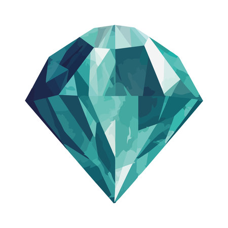 Shiny diamond shaped topazのイラスト素材