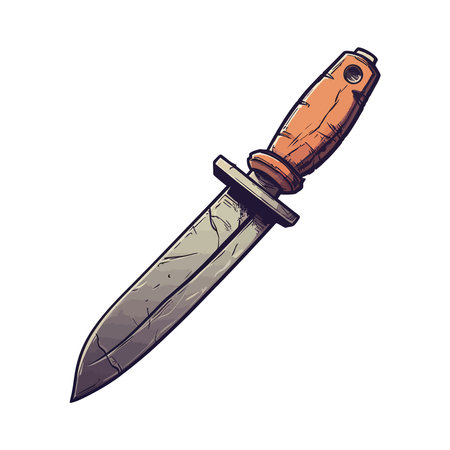 Sharp steel weaponのイラスト素材