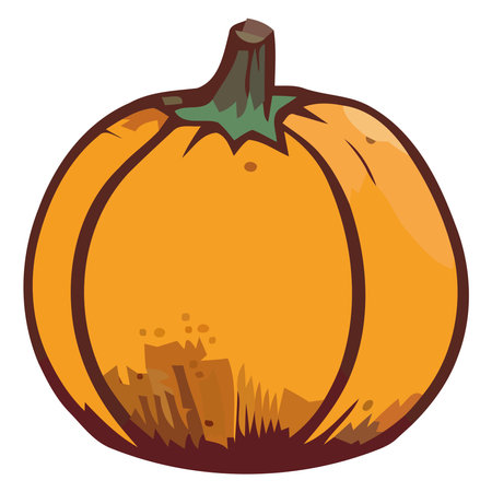 Healthy pumpkin designのイラスト素材