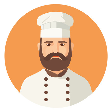 Gourmet chef designのイラスト素材