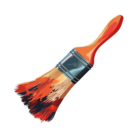 Artist Ink paintbrush tool iconのイラスト素材