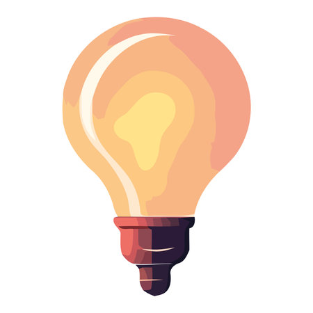 Electricity sparks bright ideas for solutionsのイラスト素材