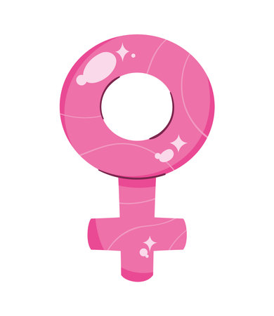 pink venus symbolのイラスト素材