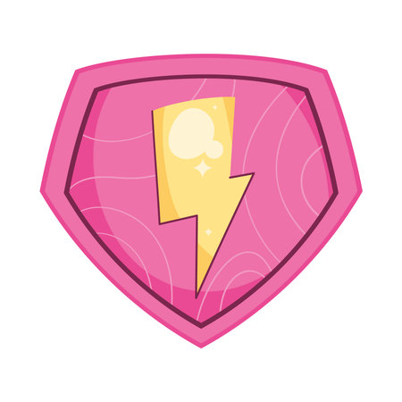 thunder badge designのイラスト素材