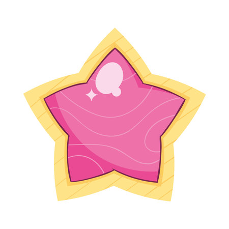 pink star designのイラスト素材