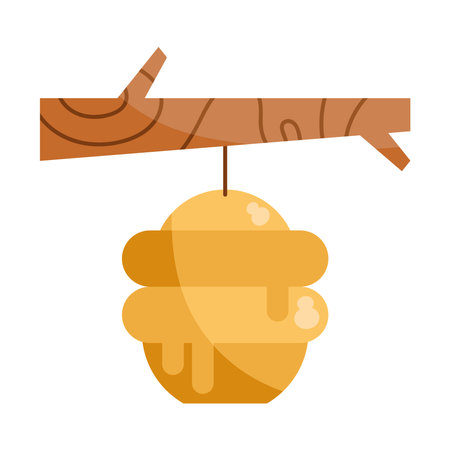 bee hive illustrationのイラスト素材