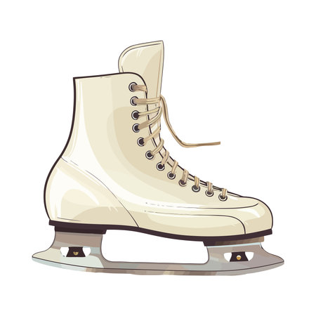 Ice hockey shoeのイラスト素材