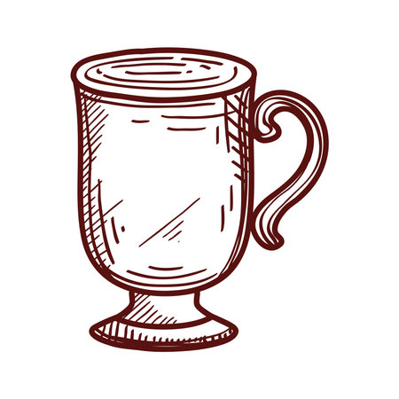 coffee mug iconのイラスト素材