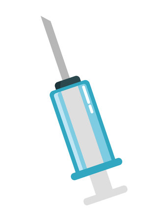 vacine vial medical injectionのイラスト素材