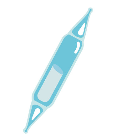 vacine vial medical dose iconのイラスト素材