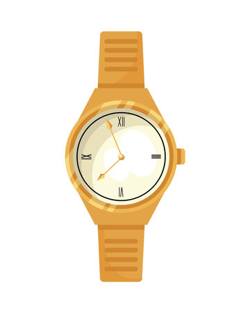 golden watch luxury iconのイラスト素材