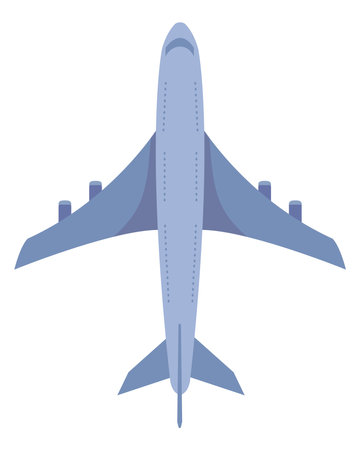 airplane flying travel design iconのイラスト素材