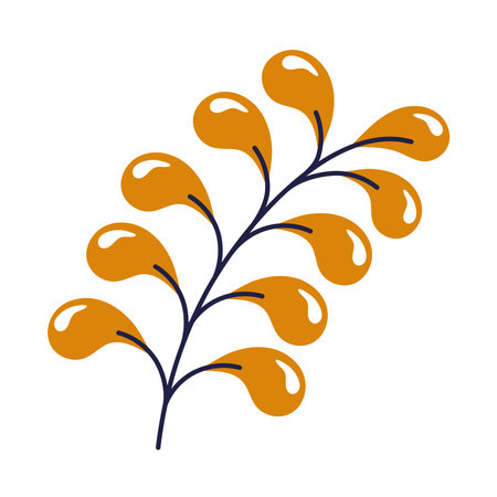 autumn nature leaves foliageのイラスト素材
