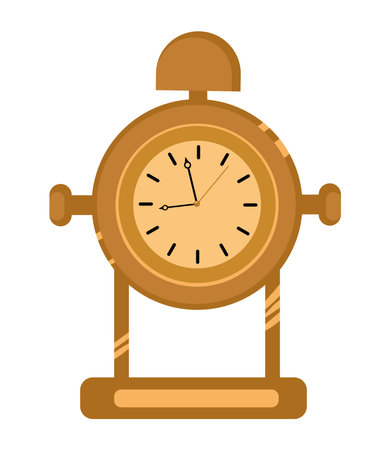 golden watch old vector isolatedのイラスト素材