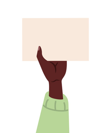 activist hand protestingのイラスト素材