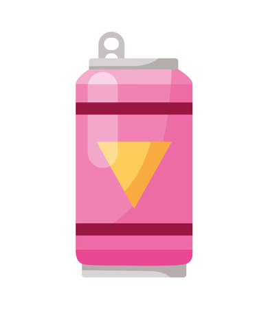 energy drink pink vector isolatedのイラスト素材