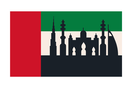 uae national day design vector isolatedのイラスト素材