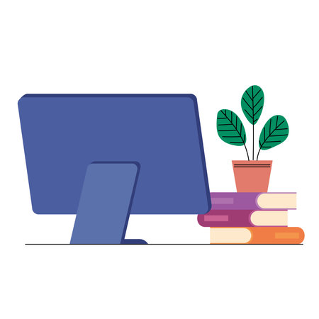digital video online education designのイラスト素材
