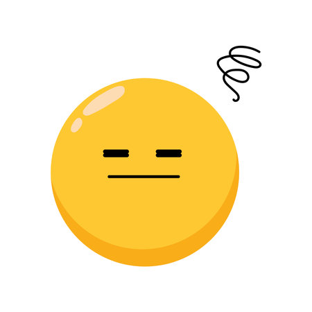 emoticon face design isolatedのイラスト素材